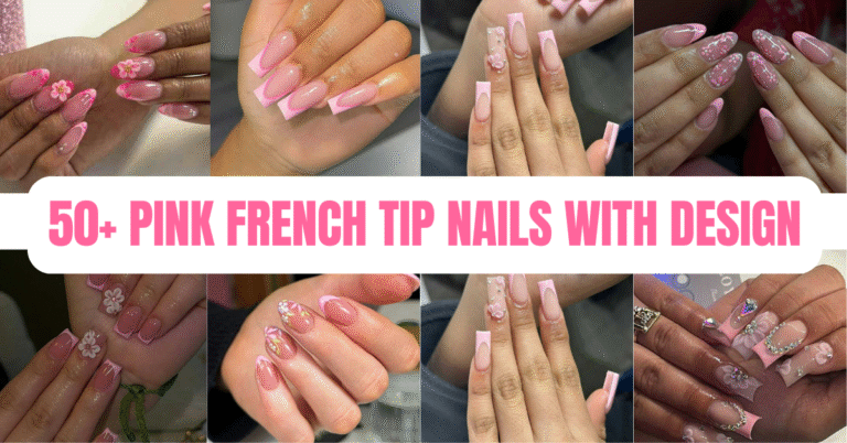 50+ Pink French Tip Nails with Design That Are Too Pretty to Ignore ...