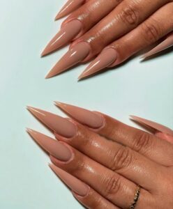 50+ Nude Stiletto Nails That Prove Neutrals Can Be Bold – FASHION SO SIMPLE