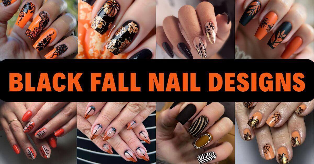 Black Fall Nails