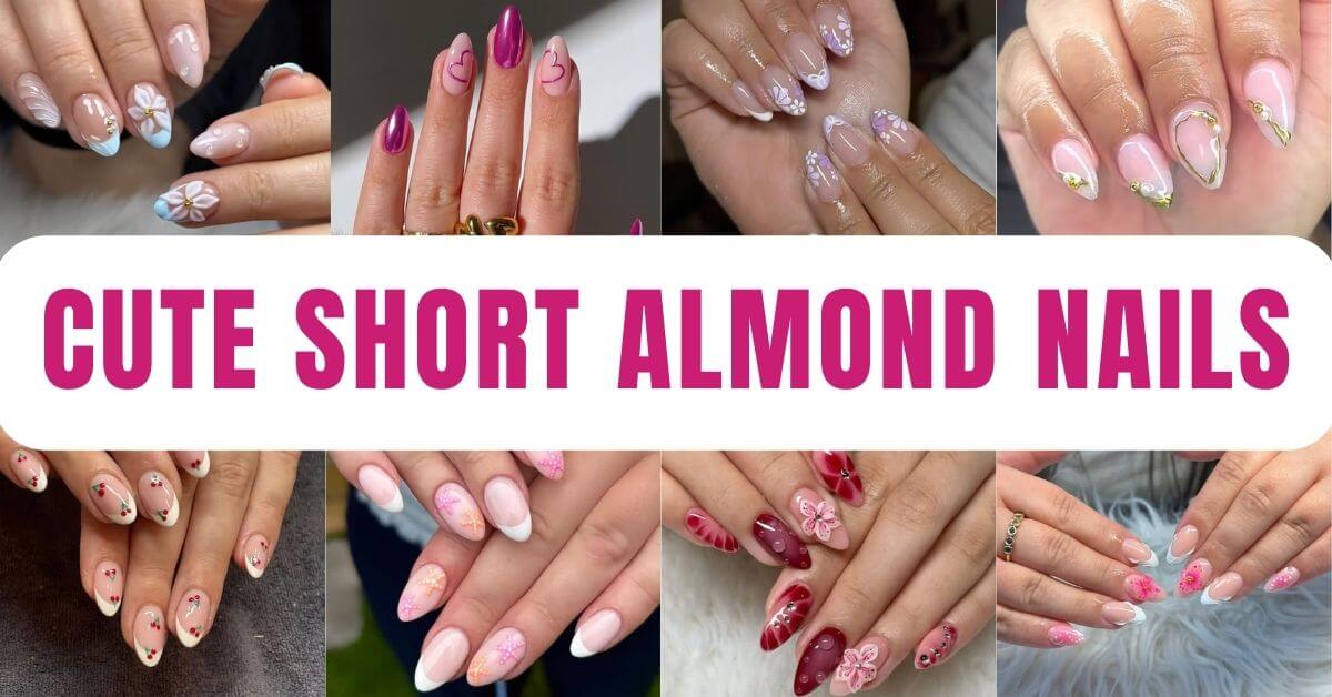 Cute Short Almond Nails
