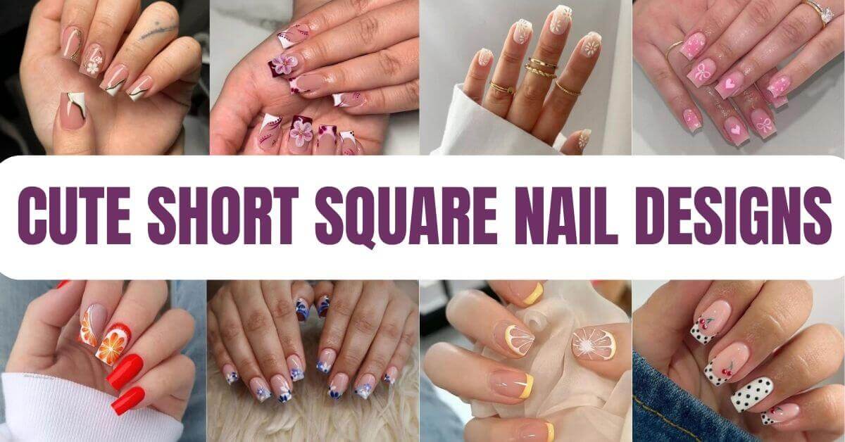 Cute Short Square Nails