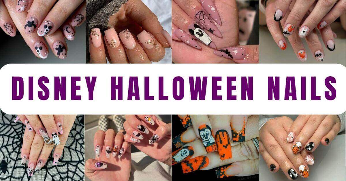 Disney Halloween Nails