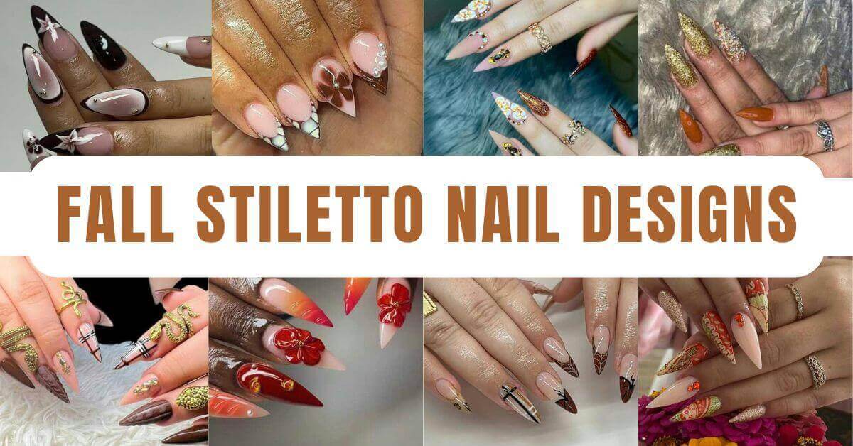 Fall Stiletto Nails