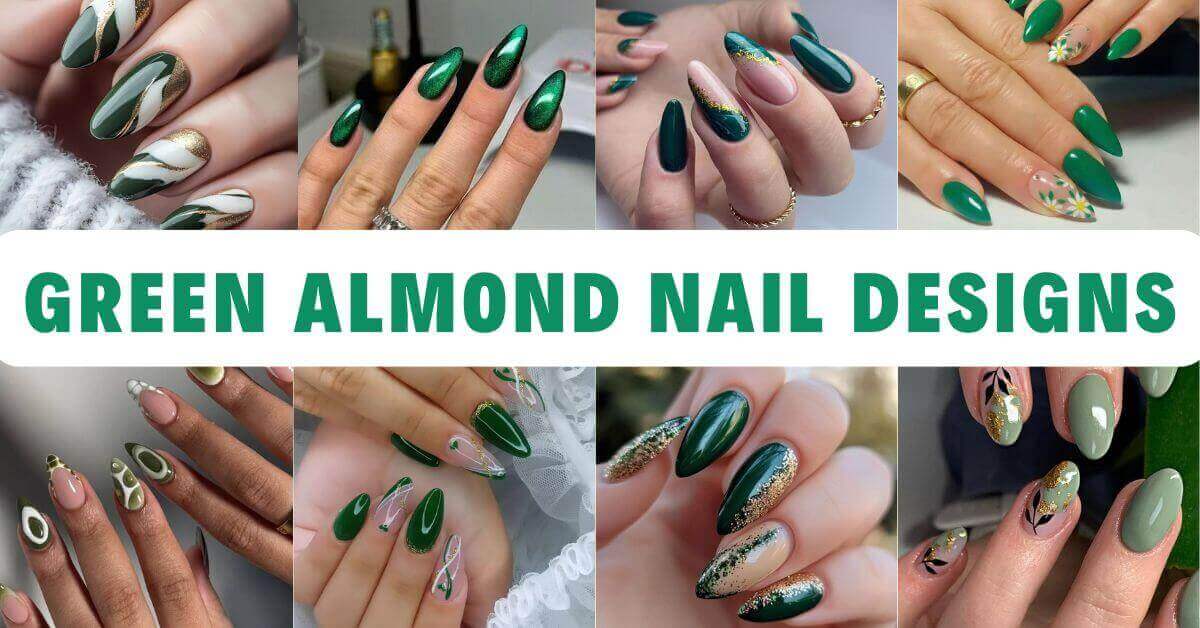 Green Almond Nails