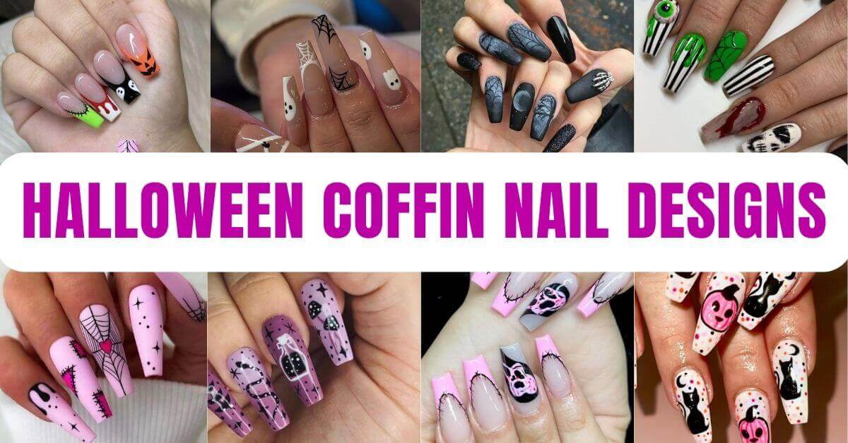 Halloween Coffin Nails
