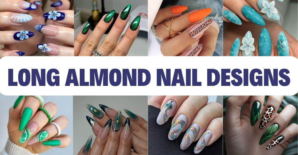 Long Almond Nails