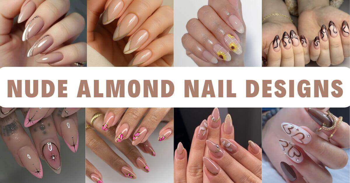 Nude Almond Nails
