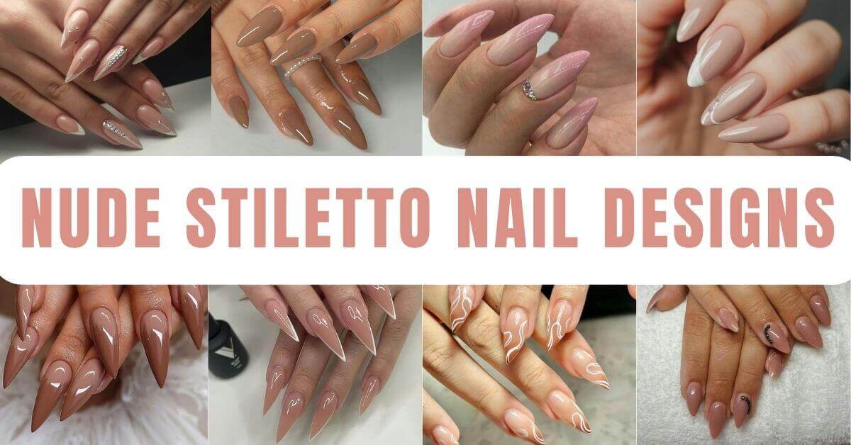 Nude Stiletto Nails