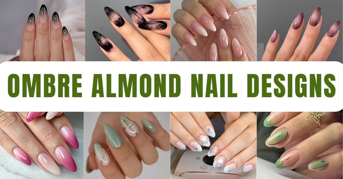 Ombre Almond Nails