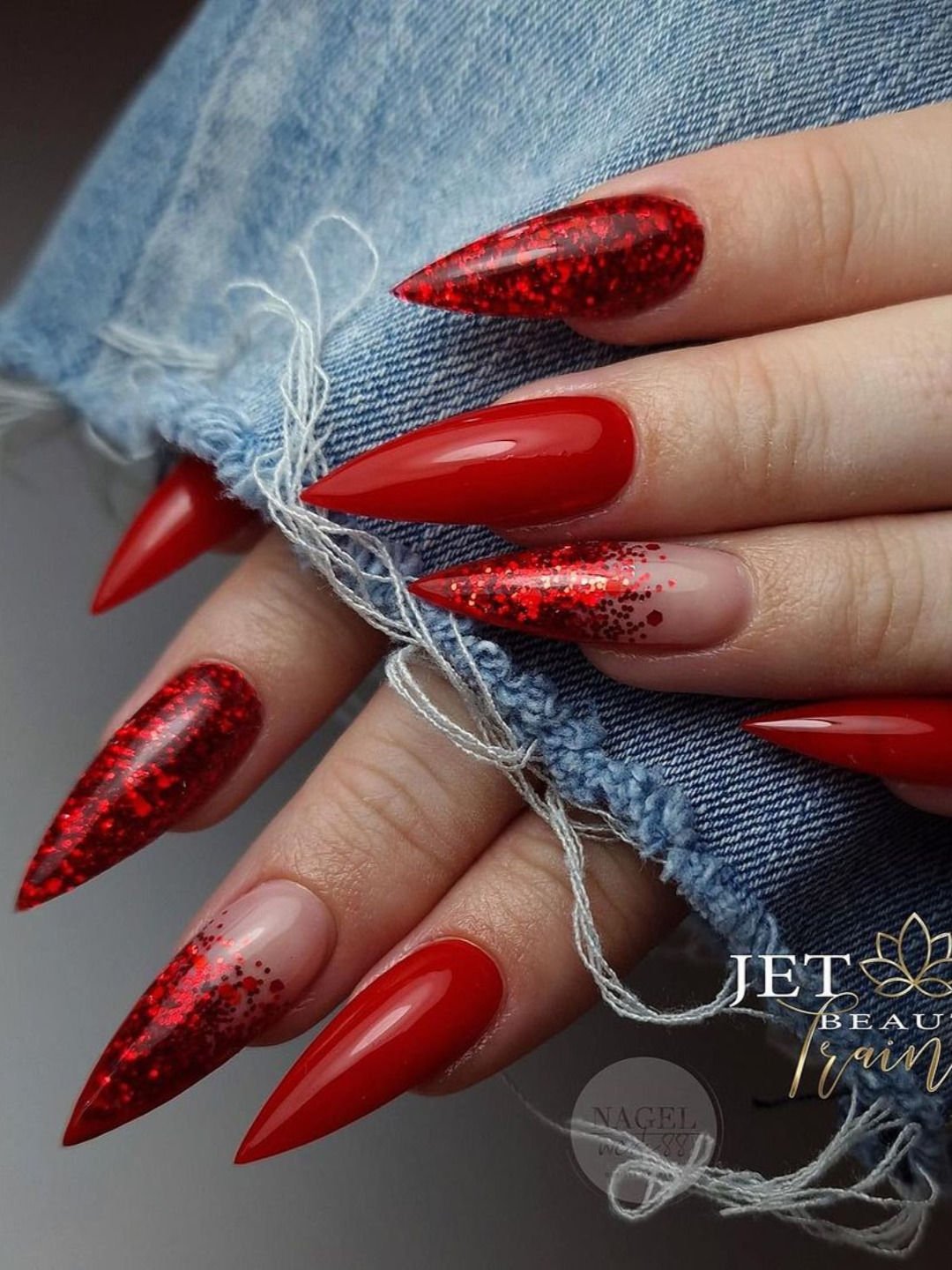Fierce Fiery 50 Red Stiletto Nails That Slay FASHION SO SIMPLE