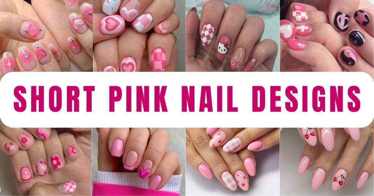 Short Pink Nail Designs