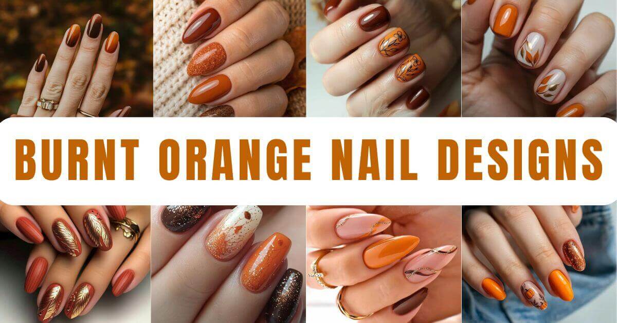 Burnt Orange Nails