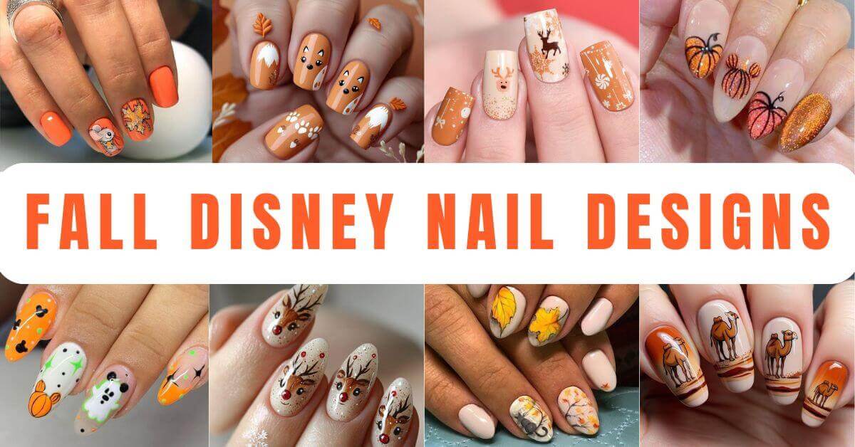 Fall Disney Nails