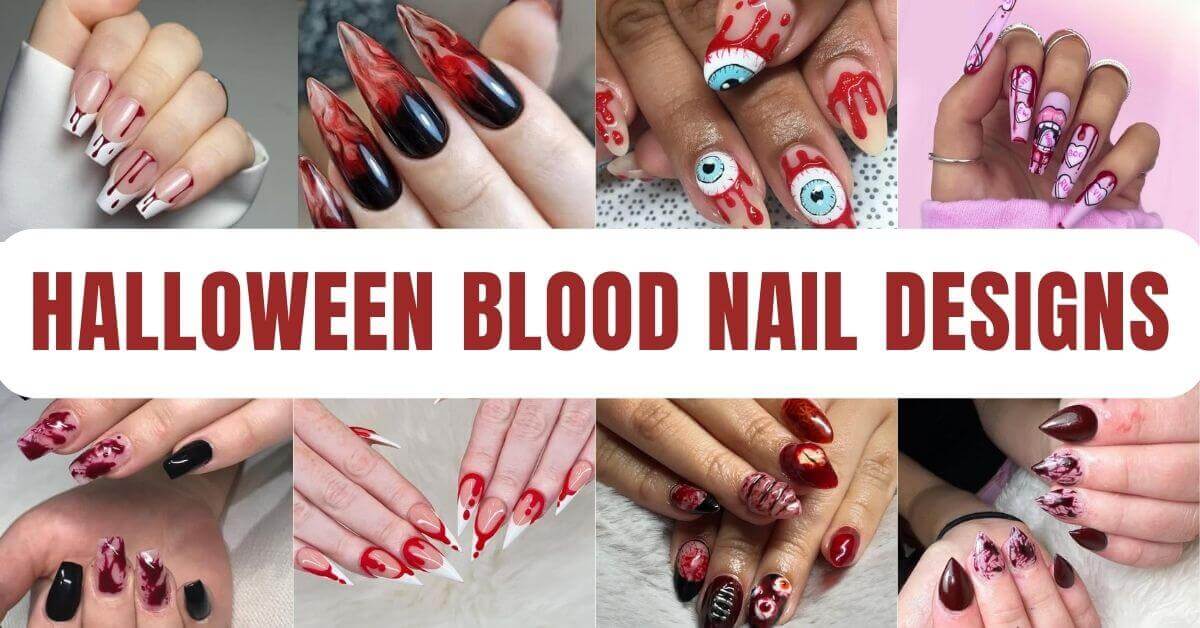 Halloween Blood Nail Designs
