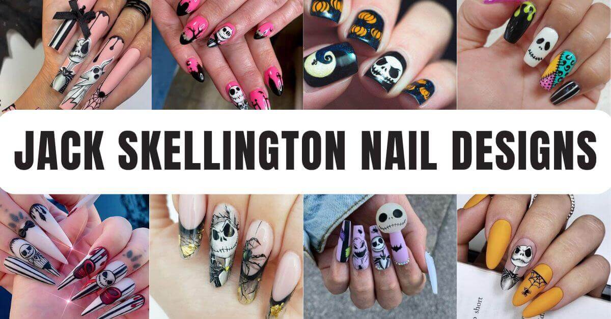 Jack Skellington Nails
