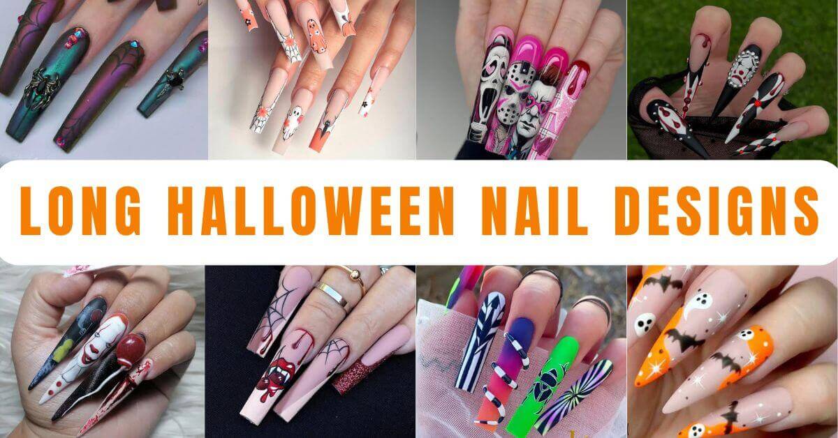 Long Halloween Nails