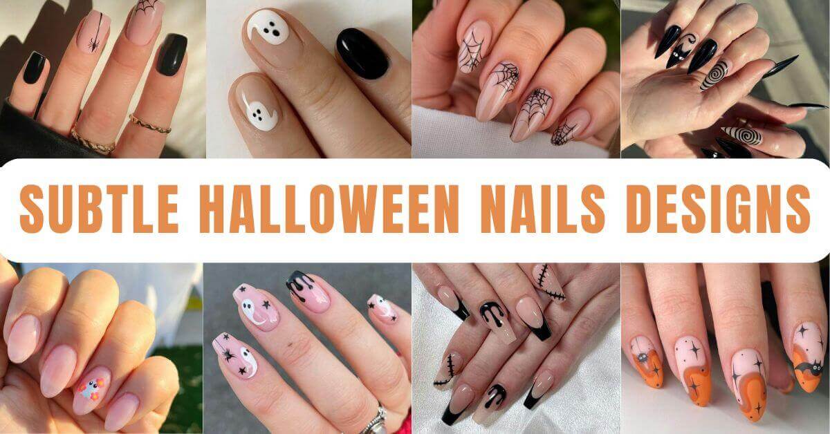 Subtle Halloween Nails