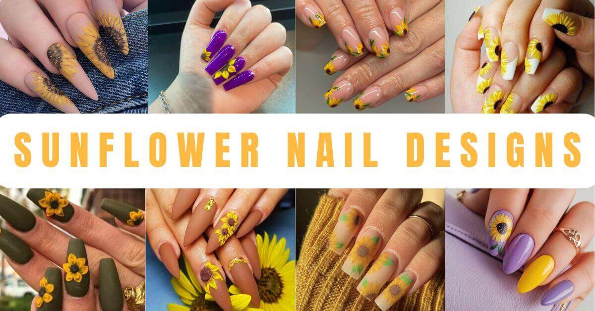 Sunflower Nails