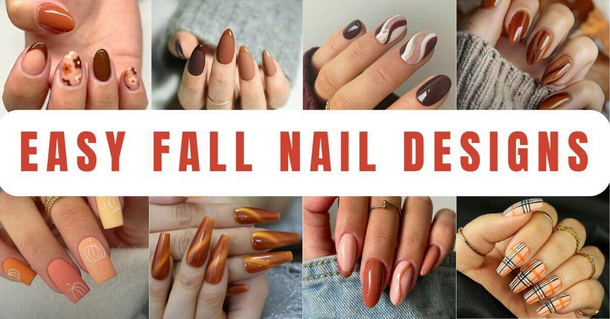 easy fall nail designs