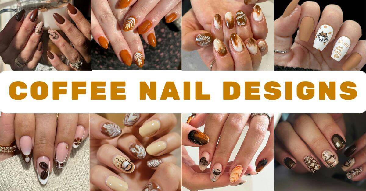 Coffee Nail Designs