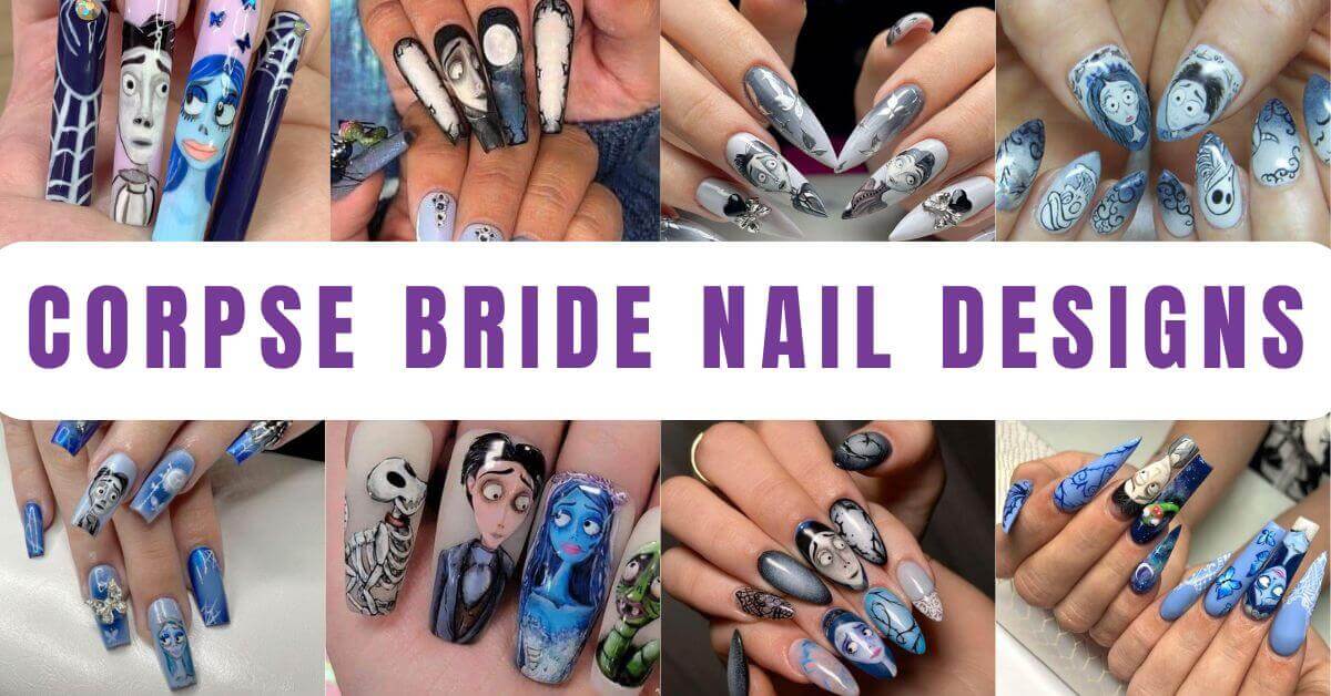 Corpse Bride Nails