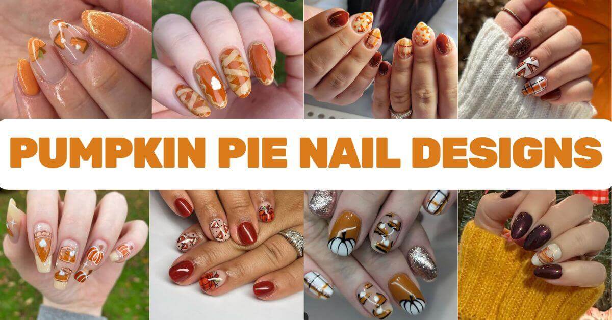 Pumpkin Pie Nail Designs