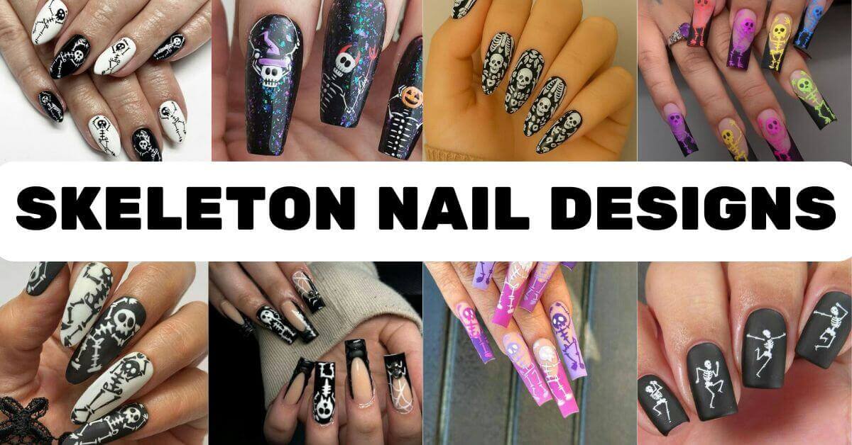 Skeleton Nail Designs