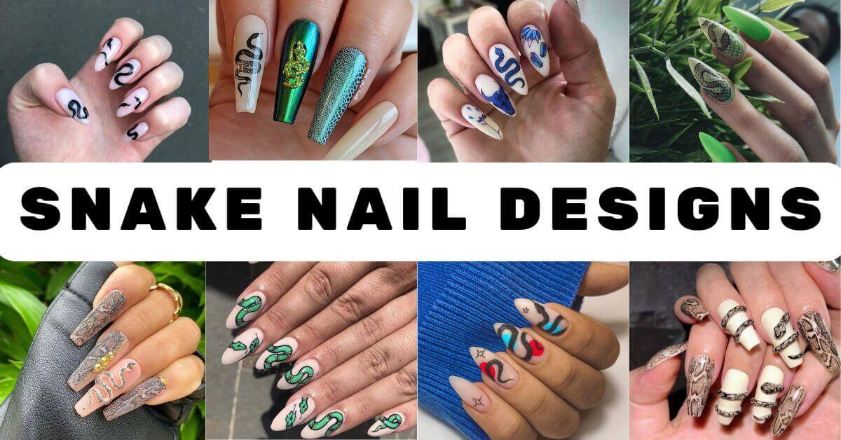 Snake Nail Designs