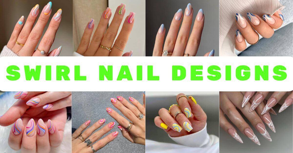 Swirl Nail Designs